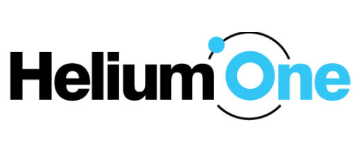 Helium One's logo.